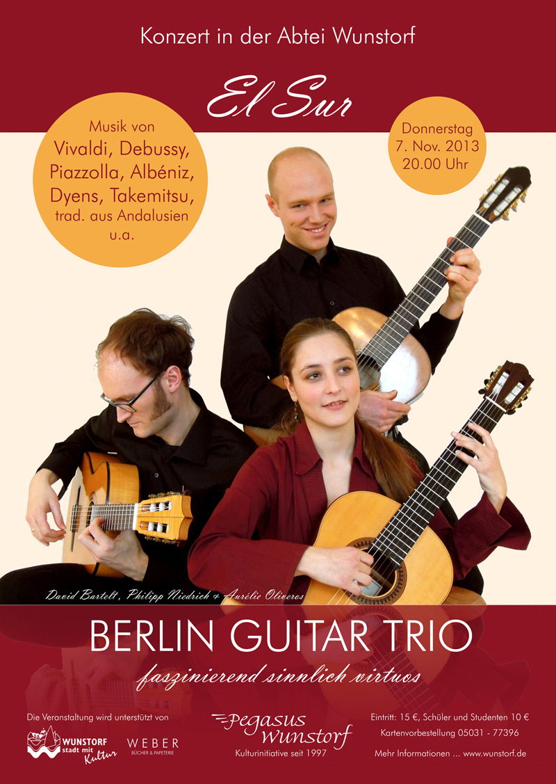 Plakat Berlin Guitar Trio